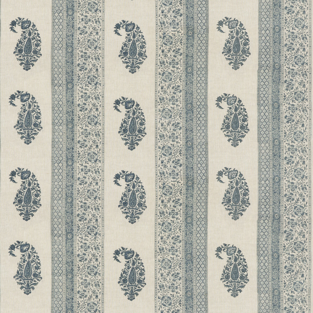 Portobello fabric in blue color - pattern BP10915.1.0 - by G P &amp; J Baker in the Portobello collection
