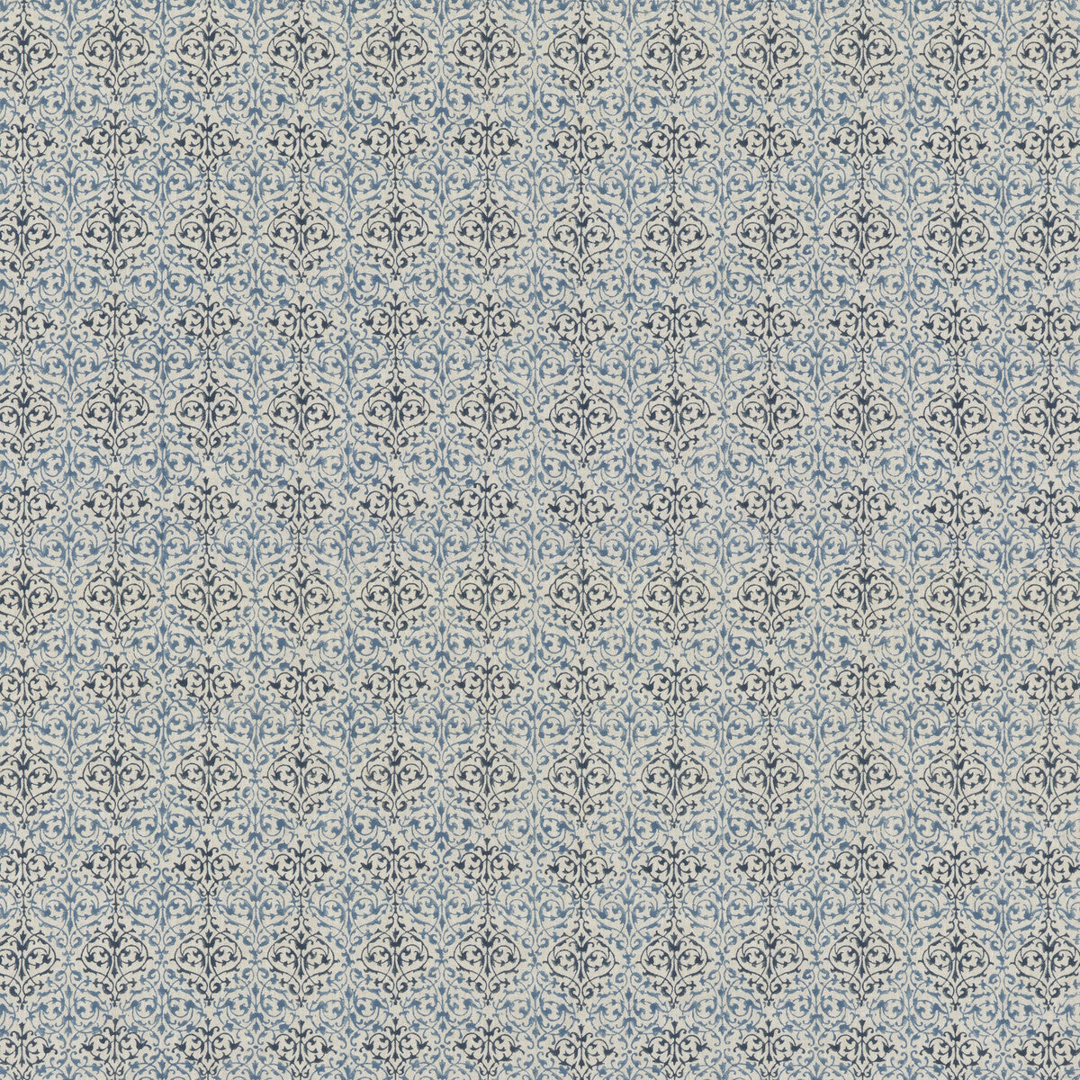 Arabesque fabric in blue color - pattern BP10920.1.0 - by G P & J Baker in the Portobello collection
