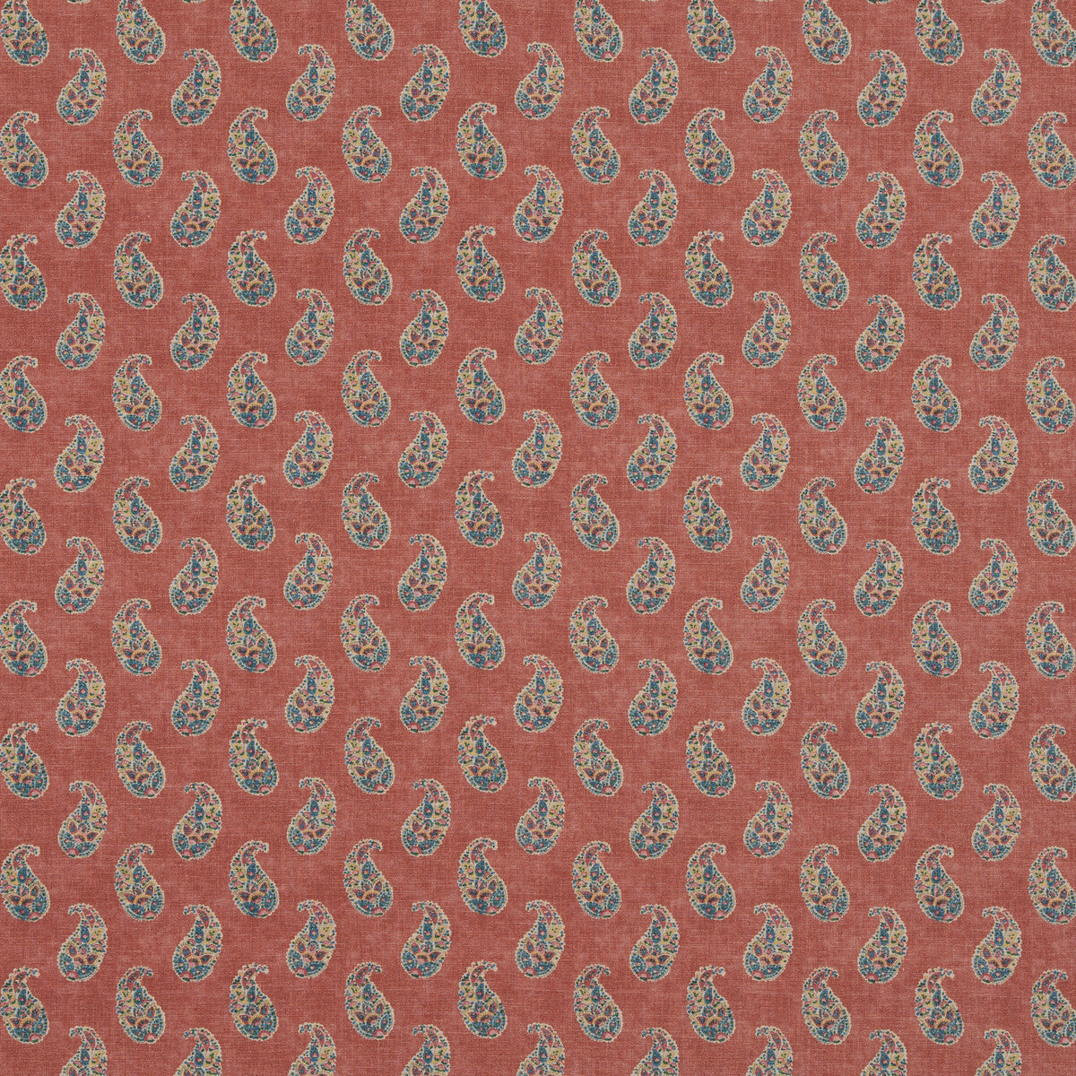 Patola Paisley fabric in red color - pattern BP10930.1.0 - by G P & J Baker in the Caspian collection