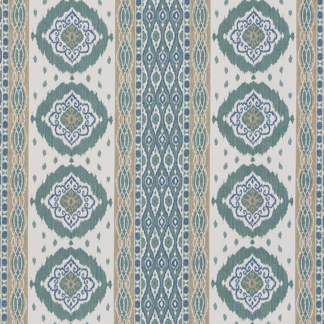 Crosby fabric in aqua color - pattern BP10936.4.0 - by G P &amp; J Baker in the Caspian collection
