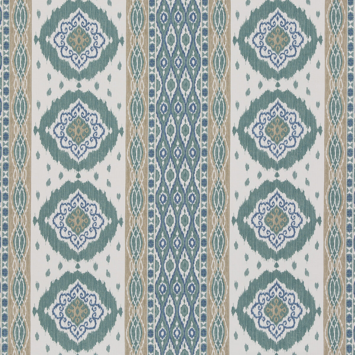 Crosby fabric in aqua color - pattern BP10936.4.0 - by G P & J Baker in the Caspian collection
