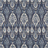 Ikat Bokhara Linen fabric in indigo color - pattern BP10939.1.0 - by G P & J Baker in the Caspian collection