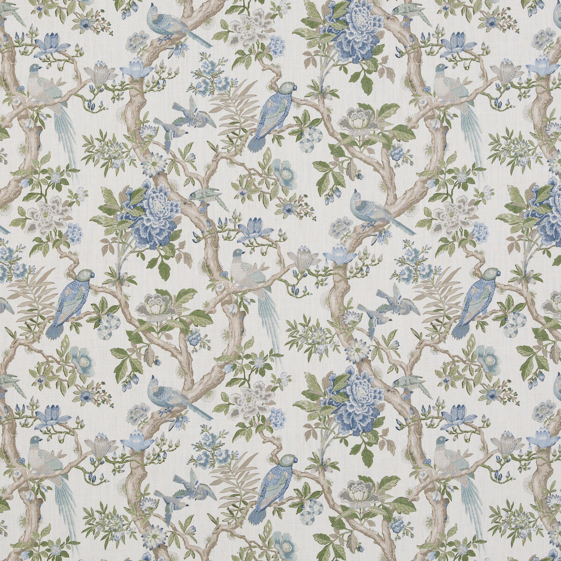 Eltham fabric in blue color - pattern BP10948.1.0 - by G P &amp; J Baker in the Ashmore collection
