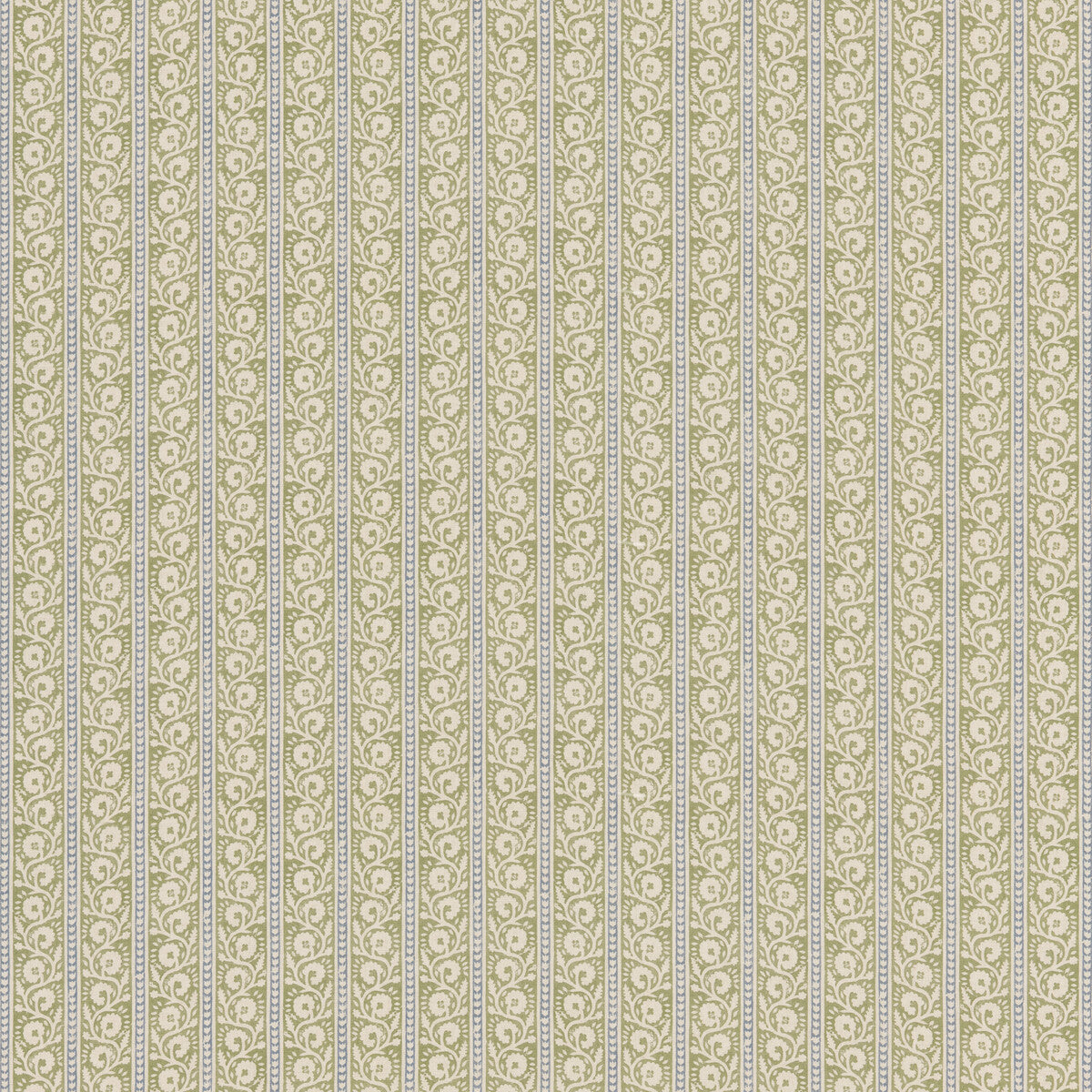 Bibury fabric in green/blue color - pattern BP10999.2.0 - by G P & J Baker in the House Small Prints collection