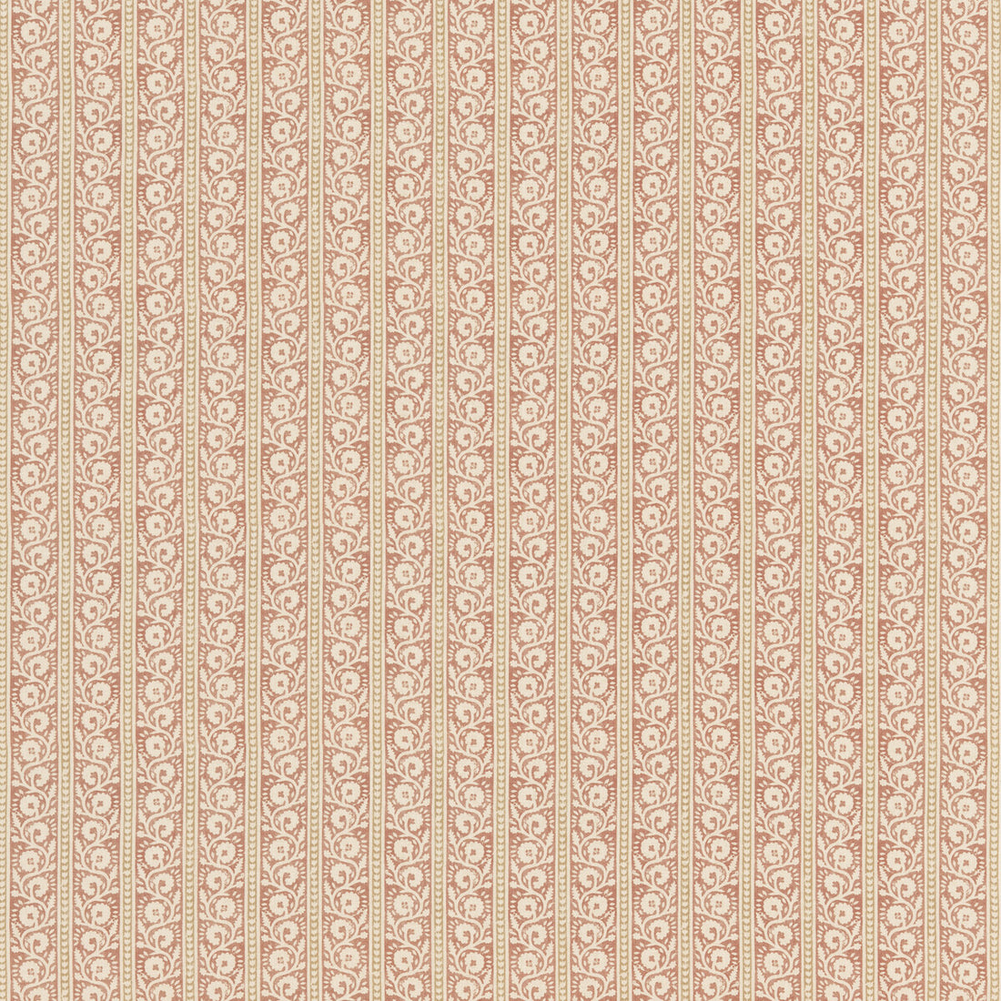 Bibury fabric in red/sand color - pattern BP10999.3.0 - by G P &amp; J Baker in the House Small Prints collection