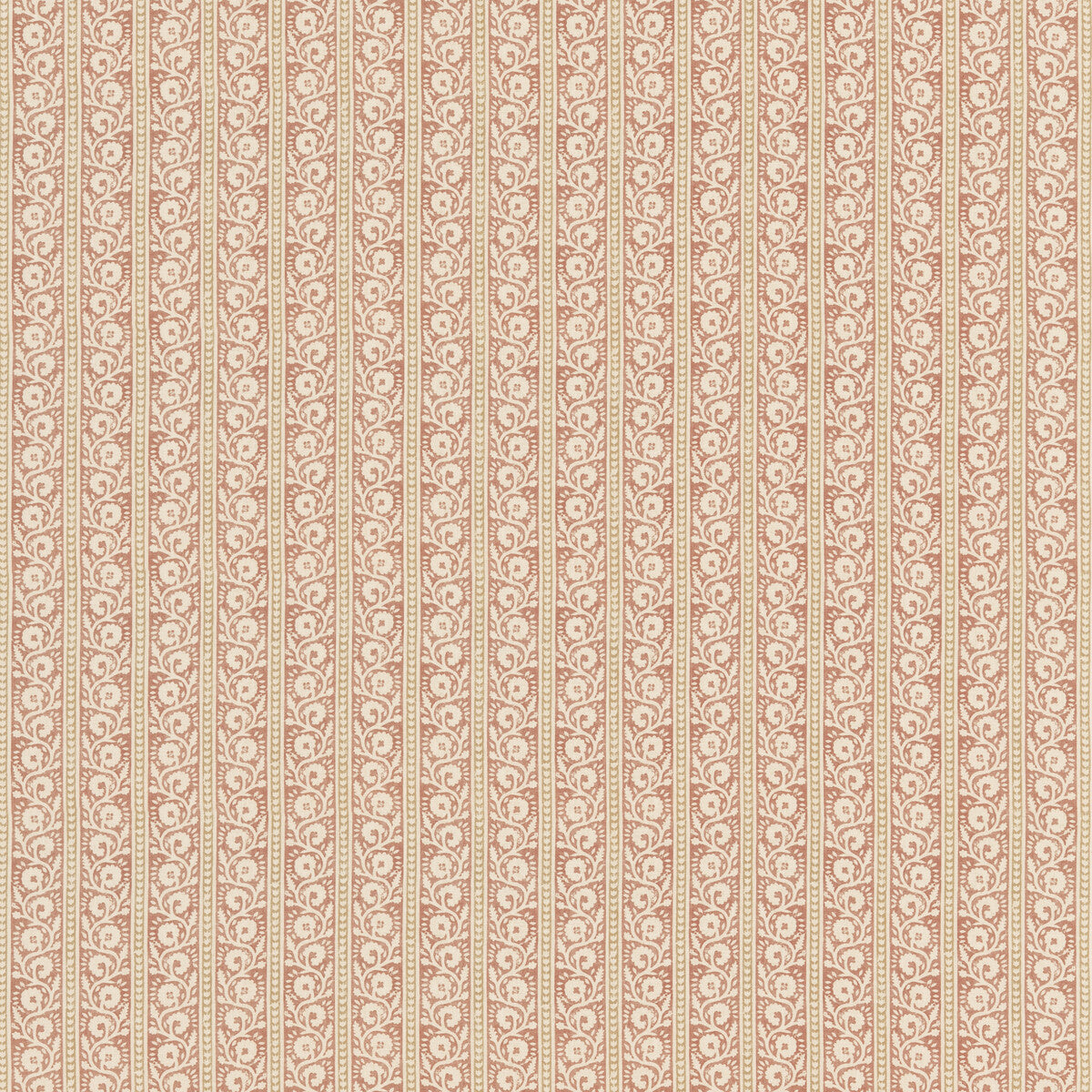 Bibury fabric in red/sand color - pattern BP10999.3.0 - by G P & J Baker in the House Small Prints collection