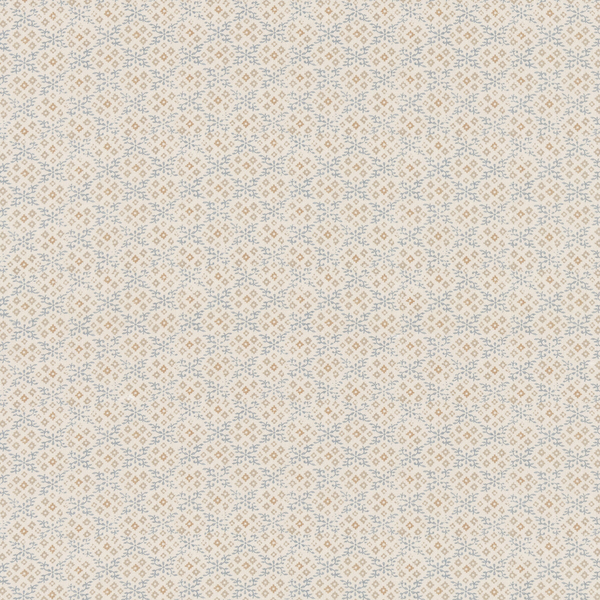 Grantly fabric in blue/sand color - pattern BP11001.5.0 - by G P & J Baker in the House Small Prints collection