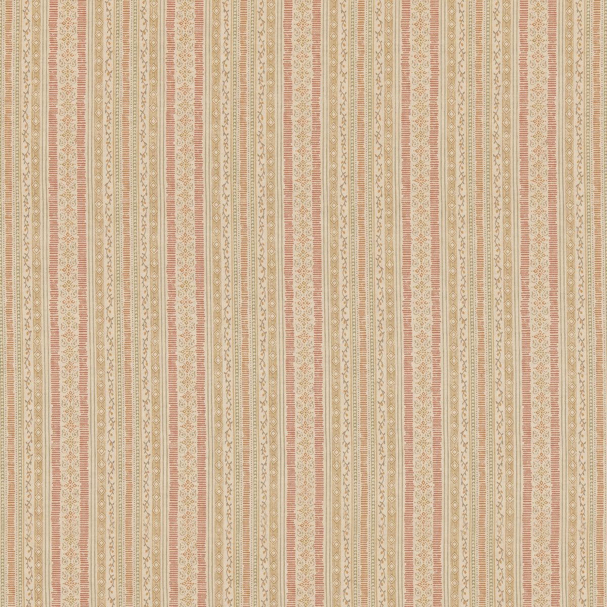 Compton fabric in red/ochre color - pattern BP11005.3.0 - by G P & J Baker in the House Small Prints collection