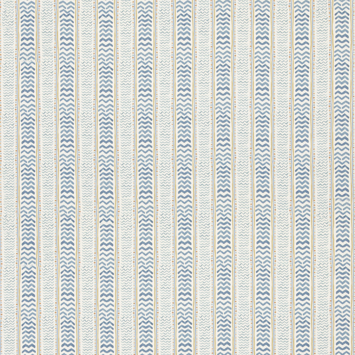 Wriggle Room fabric in blue/yellow color - pattern BP11050.4.0 - by G P & J Baker in the X Kit Kemp Prints And Embroideries collection