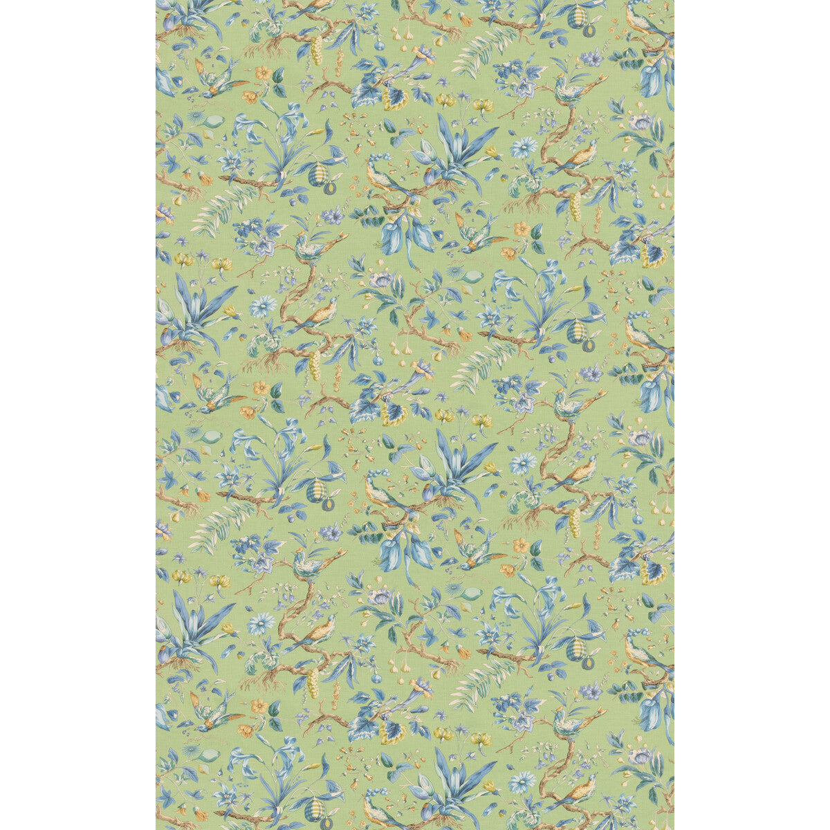 Kentwell fabric in emerald/blue color - pattern number BP11118.3.0 - by G P & J Baker in the Canton collection