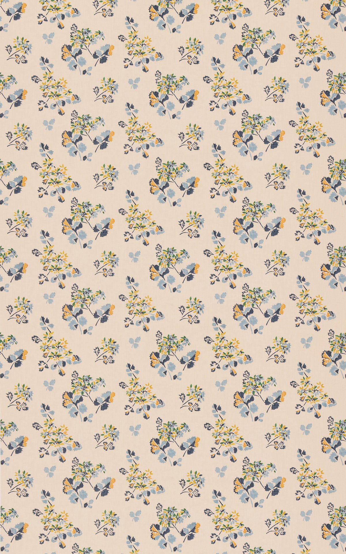 Forest Flower fabric in Blue/Green color - pattern number BP11134.2.0 - by G P & J Baker in the Kit Kemp II collection