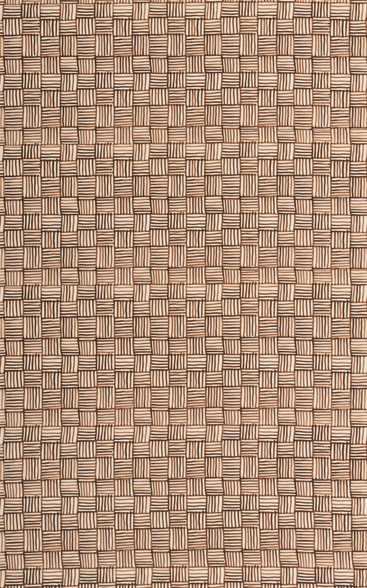 Crossroads fabric in Chocolate color - pattern number BP11140.1.0 - by G P & J Baker in the Kit Kemp II collection