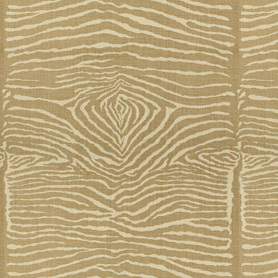 Le Zebre Linen Prt fabric in beige color - pattern BR-79168.0.0 - by Brunschwig &amp; Fils