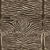 Le Zebre Linen Print fabric in charcoal brown and white color - pattern BR-79168.08.0 - by Brunschwig & Fils