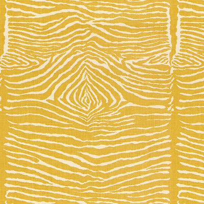 Le Zebre fabric in saffron color - pattern BR-79168.40.0 - by Brunschwig & Fils in the Hommage collection