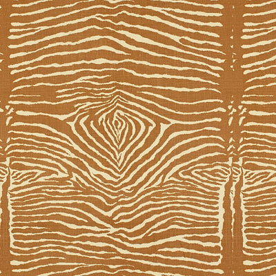 Le Zebre fabric in caramel color - pattern BR-79168.616.0 - by Brunschwig &amp; Fils in the Hommage collection