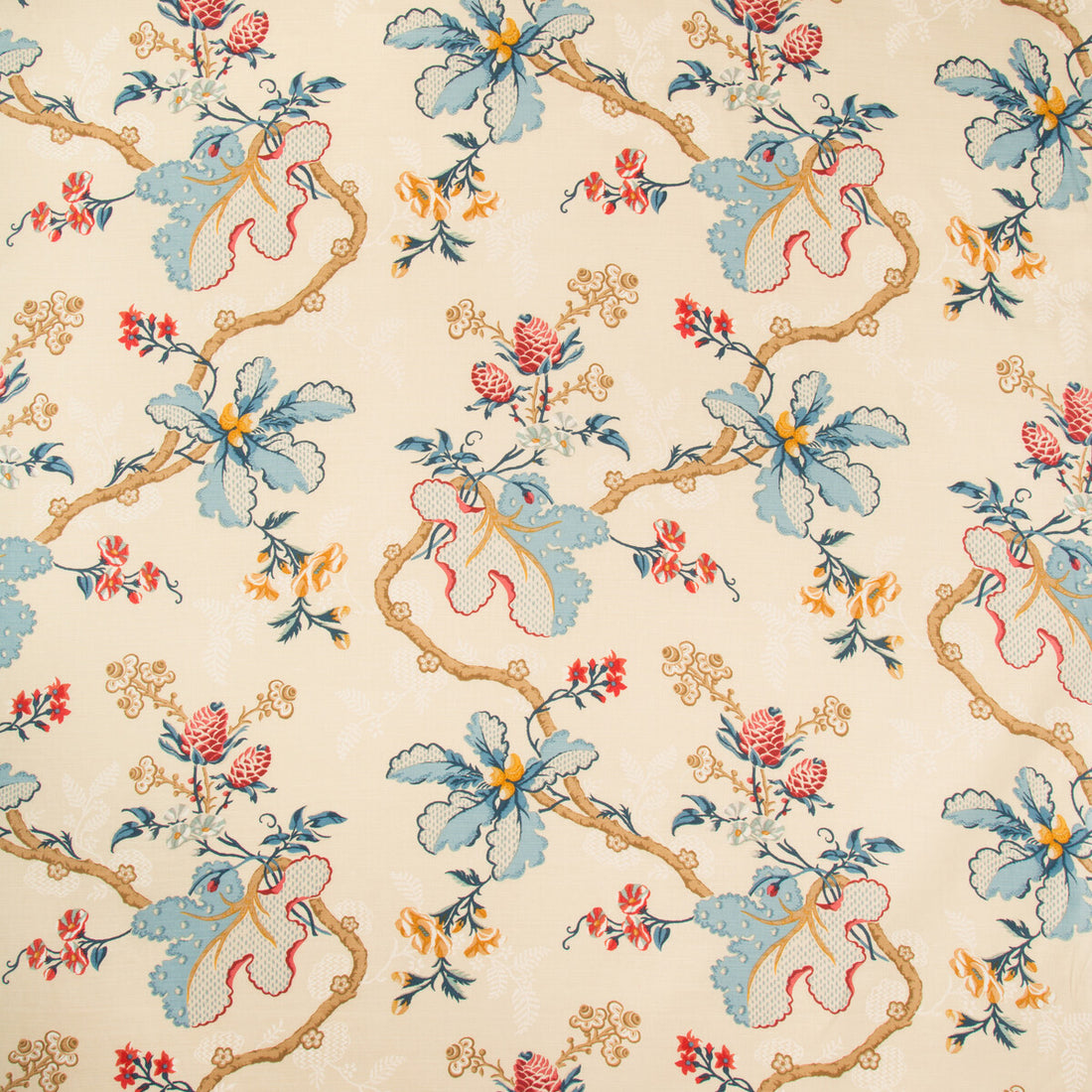Fabriano Cotton And Linen Print fabric in cream color - pattern BR-79355.195.0 - by Brunschwig &amp; Fils in the Cevennes collection