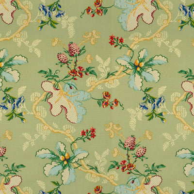 Fabriano Cotton And Linen Print fabric in jade color - pattern BR-79355.464.0 - by Brunschwig & Fils