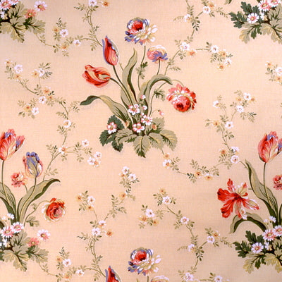 Ode To Spring Cotton & Linen Print fabric in soleil color - pattern BR-79599.315.0 - by Brunschwig & Fils
