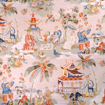 Xian Linen & Cotton Print fabric in vanilla color - pattern BR-79601.014.0 - by Brunschwig & Fils