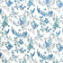 Edith S Reverie Cotton Print fabric in camaieu blue color - pattern BR-79742.203.0 - by Brunschwig & Fils in the Charlotte Moss collection