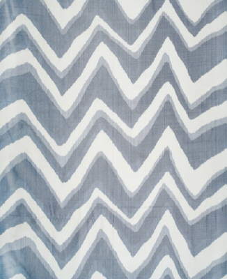 Chevron Bar Silk Warp Print fabric in marine color - pattern BR-79785.271.0 - by Brunschwig & Fils
