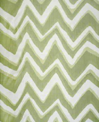 Chevron Bar Silk Warp Print fabric in aloe color - pattern BR-79785.414.0 - by Brunschwig & Fils