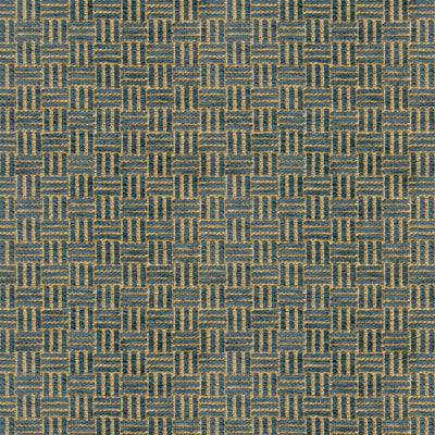 Reed Texture fabric in indigo color - pattern BR-800043.282.0 - by Brunschwig & Fils