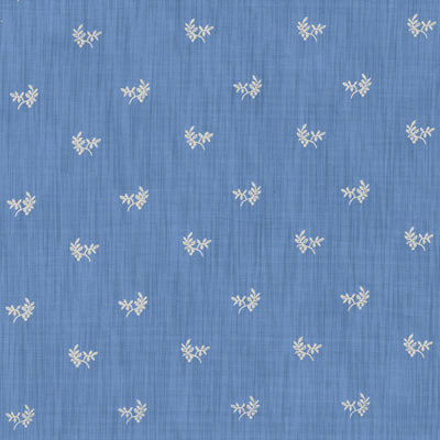 Bayberry Strie fabric in canton blue color - pattern BR-800054.221.0 - by Brunschwig &amp; Fils in the Les Alizes collection