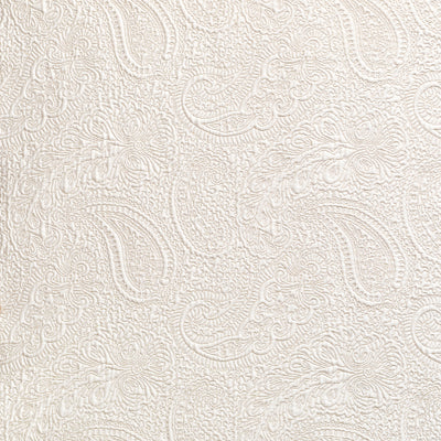 Rani Matelasse fabric in antique white color - pattern BR-800055.002.0 - by Brunschwig & Fils in the Les Alizes collection