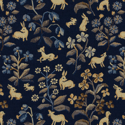 Perceval Woven Tapestry fabric in blue color - pattern BR-80419.02.0 - by Brunschwig &amp; Fils