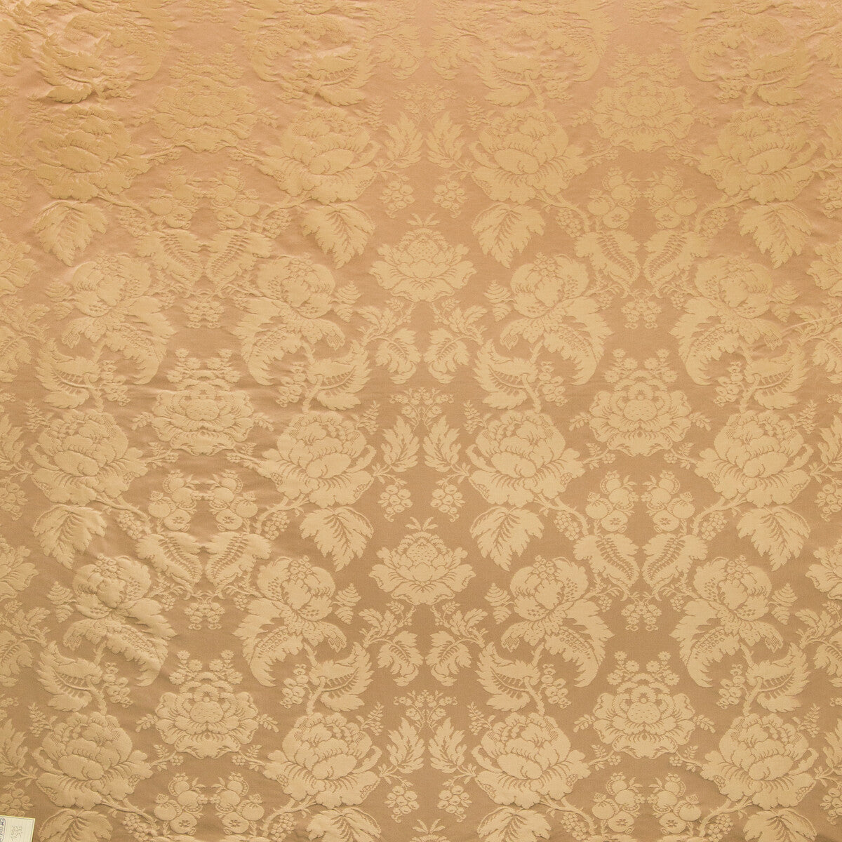 Moulins Damask fabric in wheat color - pattern BR-81035.616.0 - by Brunschwig & Fils