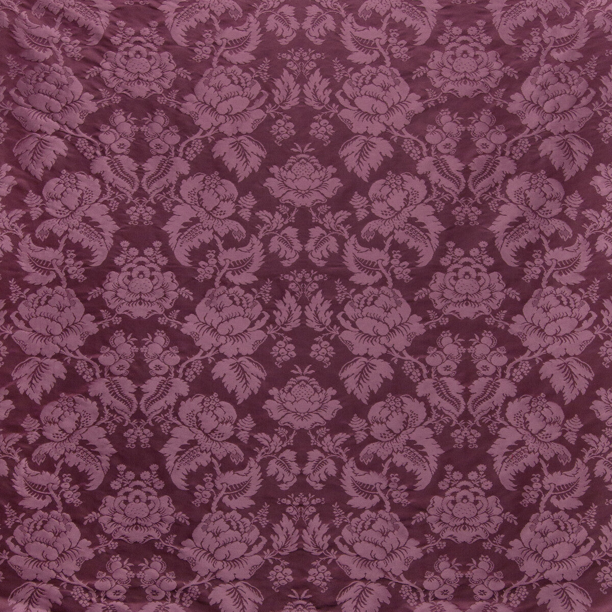 Moulins Damask fabric in eggplant color - pattern BR-81035.909.0 - by Brunschwig & Fils