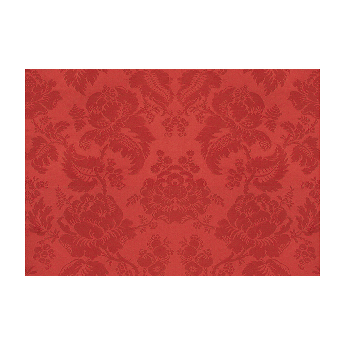 Moulins Damask fabric in vieux rouge color - pattern BR-81035.C.0 - by Brunschwig & Fils