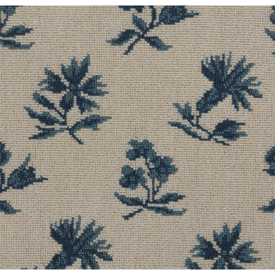 Florian Grospoint fabric in blue color - pattern BR-82224.222.0 - by Brunschwig &amp; Fils