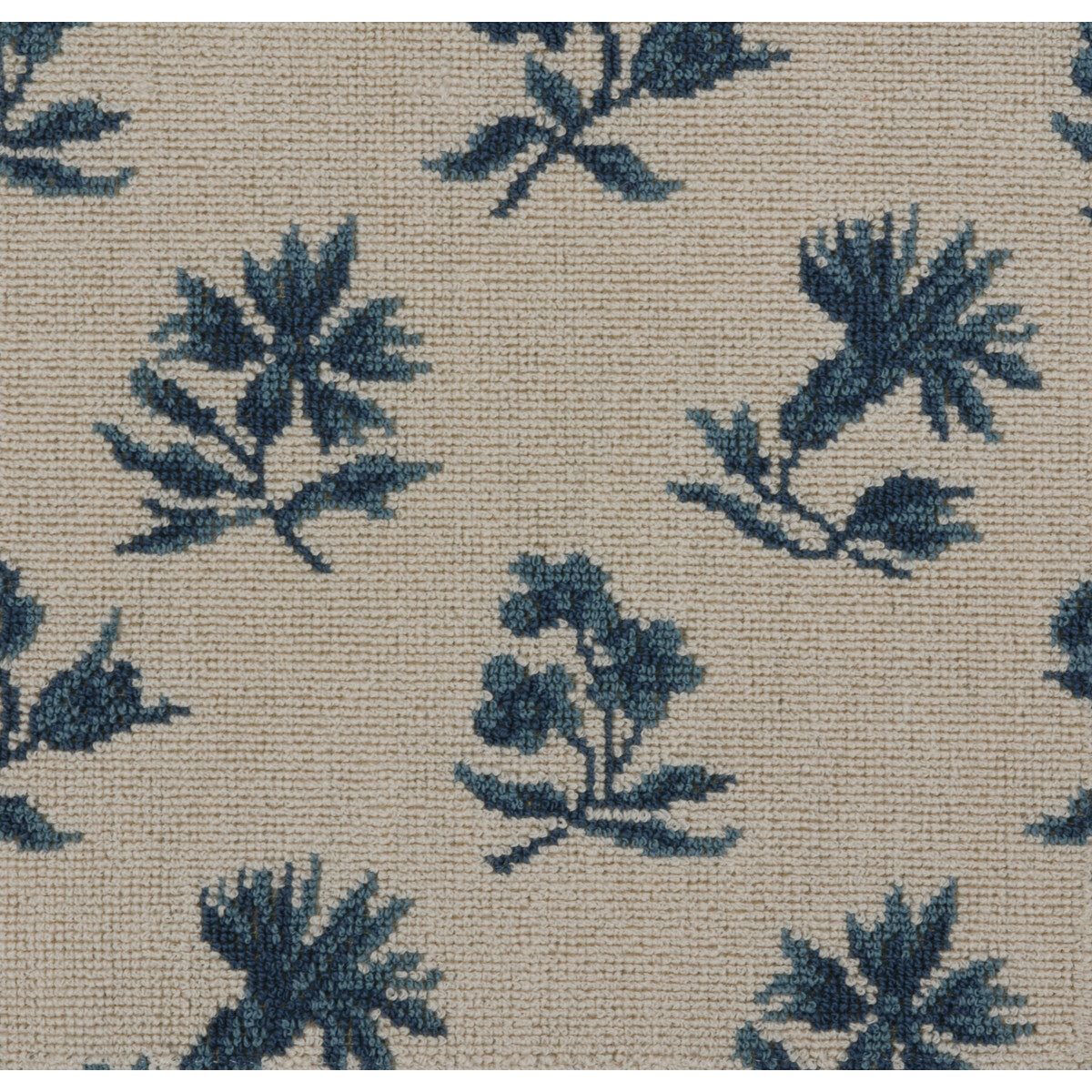 Florian Grospoint fabric in blue color - pattern BR-82224.222.0 - by Brunschwig & Fils