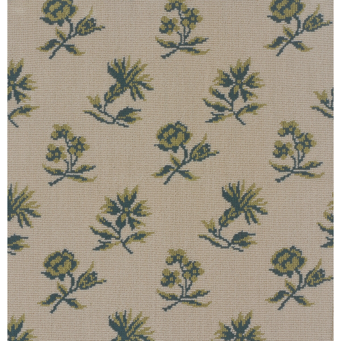 Florian Grospoint fabric in green color - pattern BR-82224.435.0 - by Brunschwig &amp; Fils