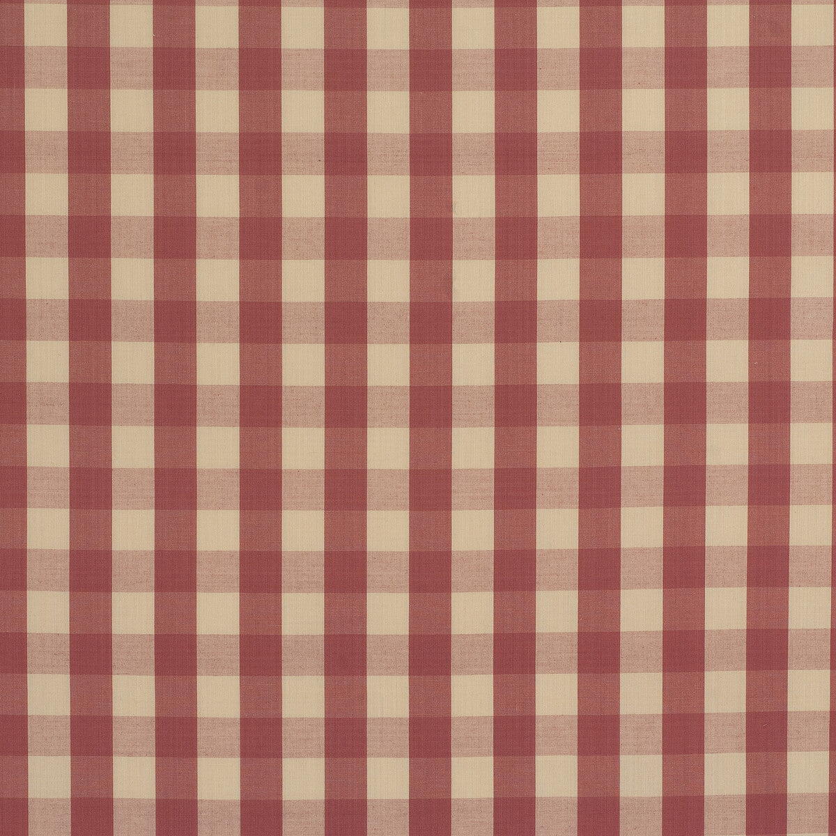 Carsten Check fabric in rose and cream color - pattern BR-89149.05.0 - by Brunschwig & Fils