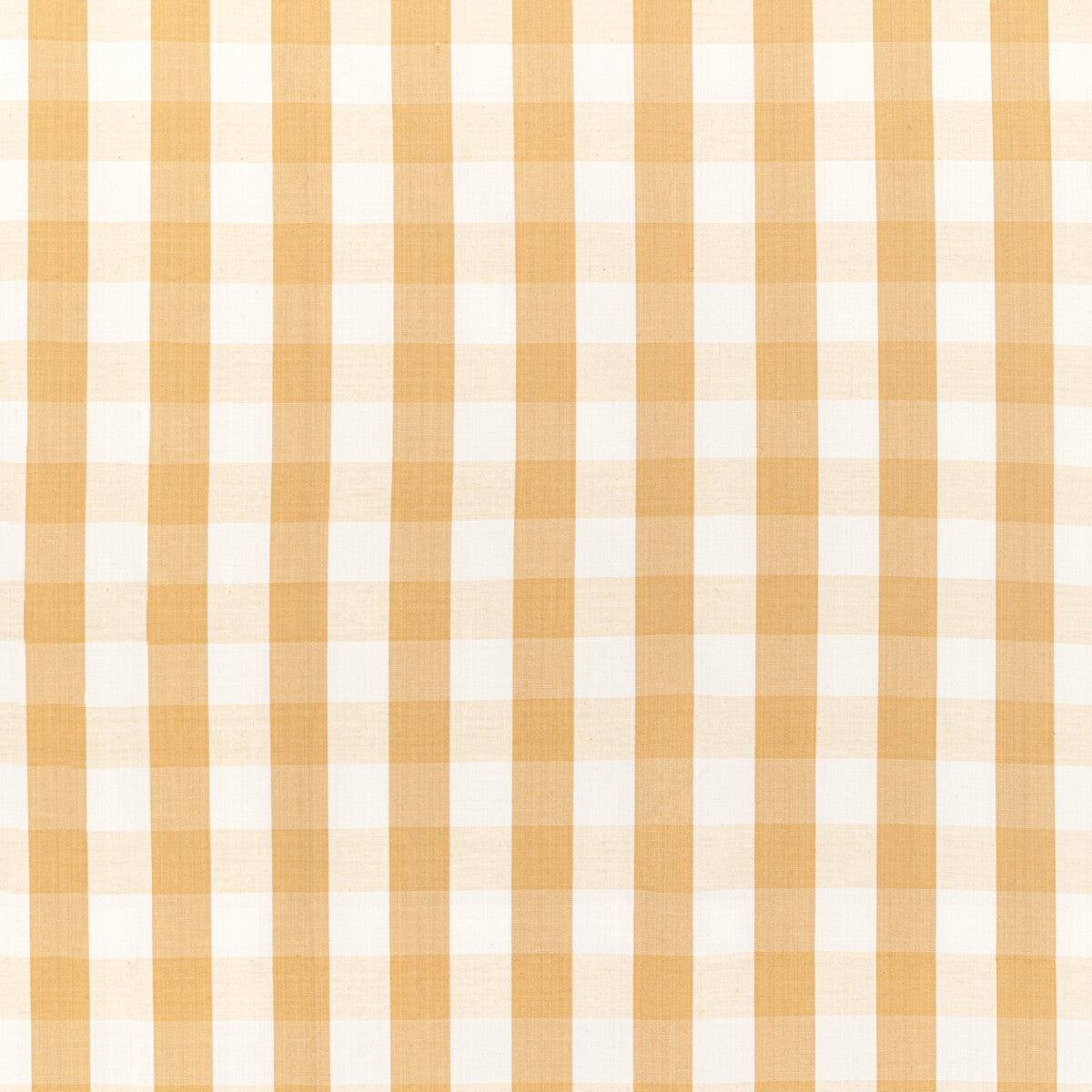 Carsten Check fabric in gold color - pattern BR-89149.40.0 - by Brunschwig & Fils in the Normant Checks And Stripes II collection