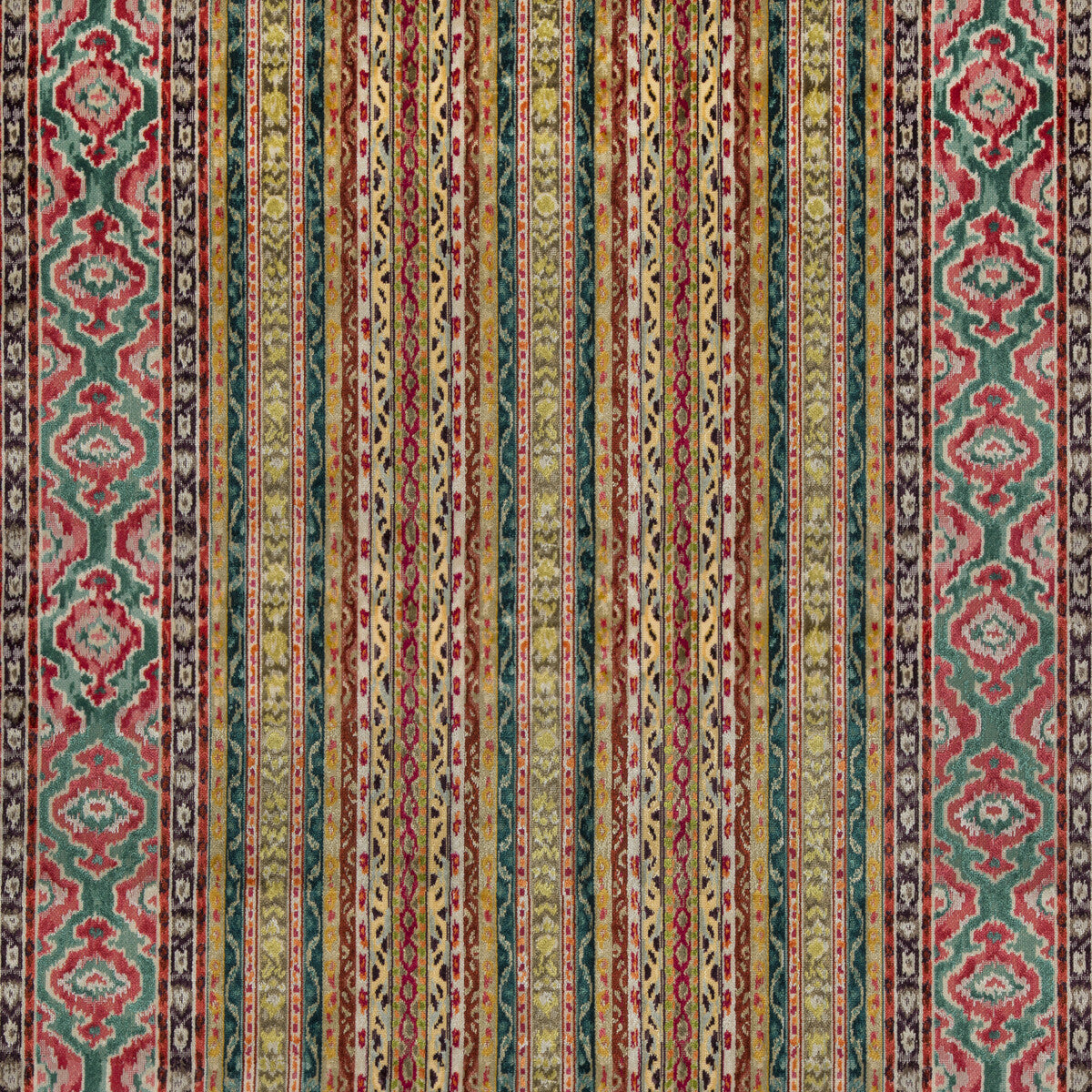 Savonnerie Velvet fabric in jewel color - pattern BR-89305.953.0 - by Brunschwig & Fils in the Cape Comorin collection