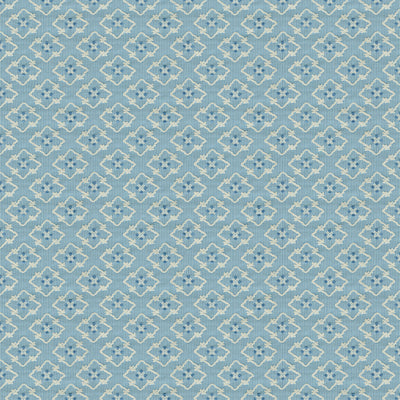 Creek Figured Woven fabric in blue color - pattern BR-89709.222.0 - by Brunschwig &amp; Fils in the Charlotte Moss collection