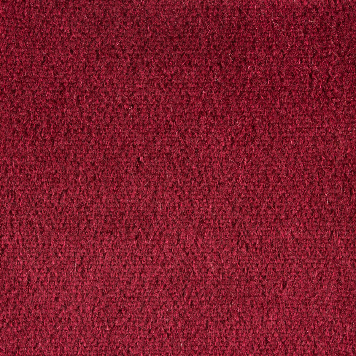 Autun Mohair Velvet fabric in crimson color - pattern BR-89778.174.0 - by Brunschwig & Fils