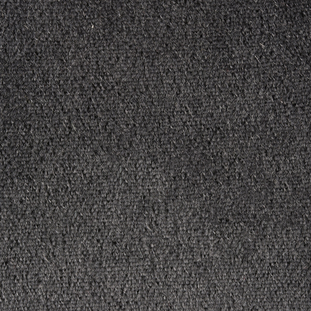 Autun Mohair Velvet fabric in coal color - pattern BR-89778.966.0 - by Brunschwig & Fils