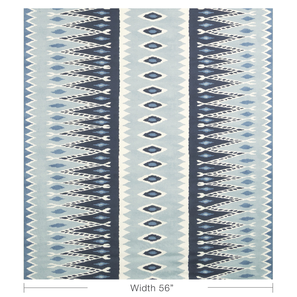 Cerritos fabric in Indigo color - pattern number CERRITOS.5.0 - by Kravet Couture in the Museum of New Mexico Folk Art Collection collection