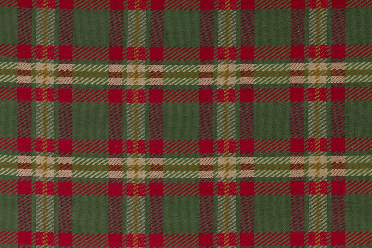 Indiana Scotch Plaid fabric in green red color - pattern number CS 30604995 - by Scalamandre in the Old World Weavers collection