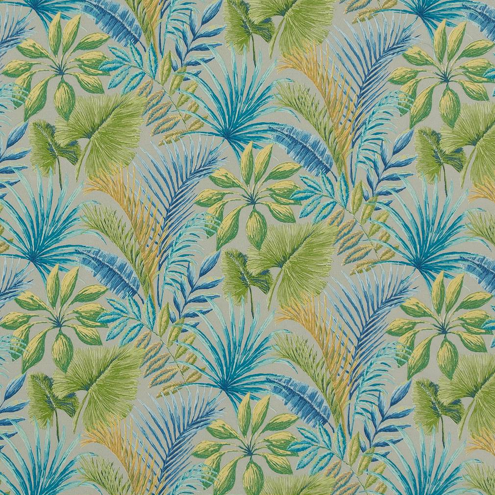 Tropical Leaves fabric in captiva color - pattern number D1667 - by Charlotte in the All Seasons collection