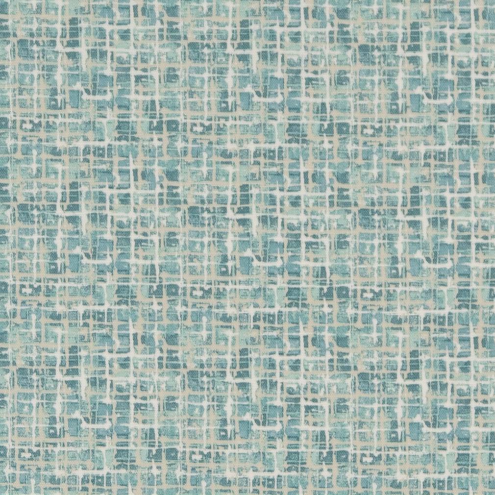 Abstract fabric in lagoon color - pattern number D1669 - by Charlotte in the All Seasons collection