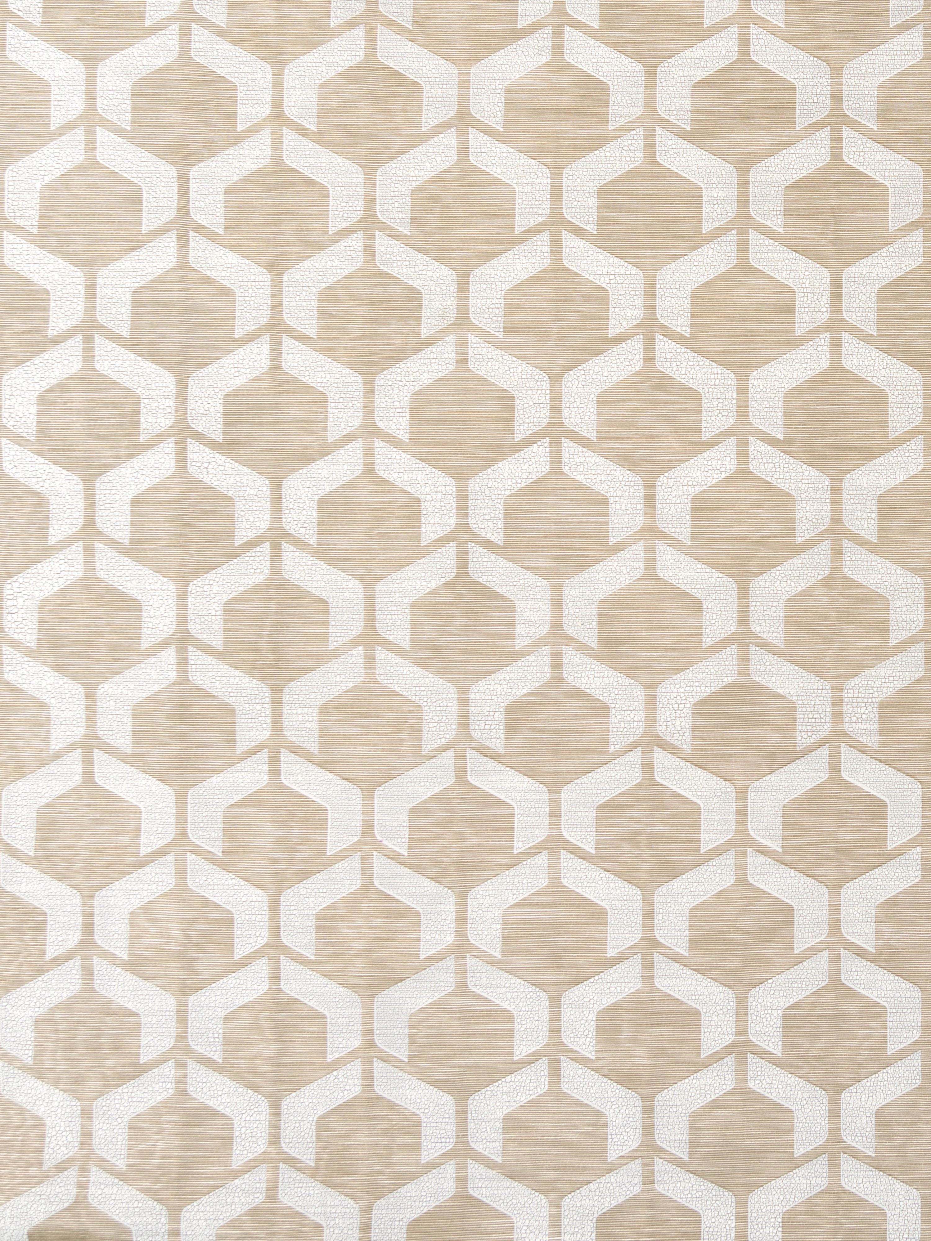 Craquele fabric in straw color - pattern number DB 0003D297 - by Scalamandre in the Old World Weavers collection