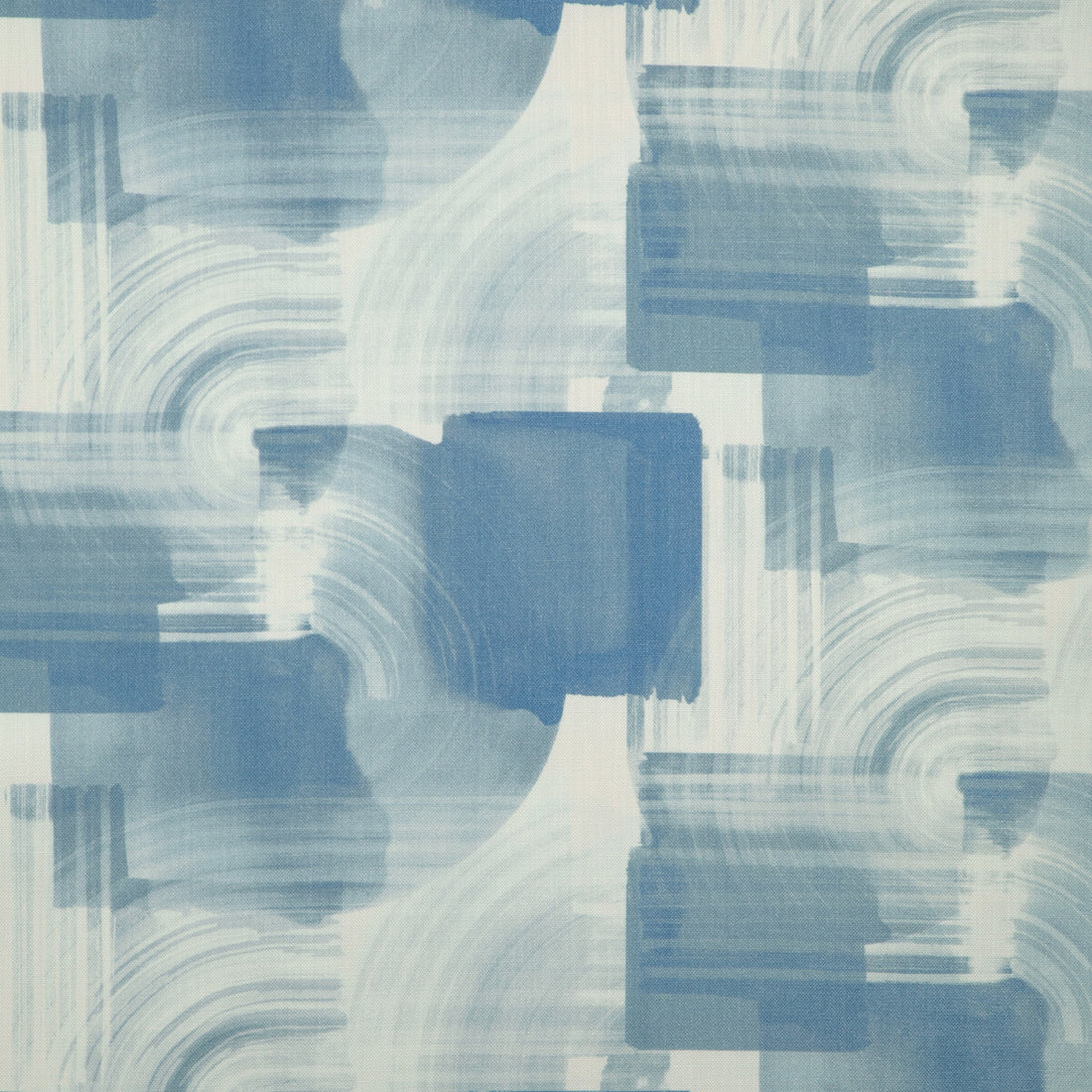 Deco Swirl fabric in ocean color - pattern DECO SWIRL.5.0 - by Kravet Basics in the Mid-Century Modern collection