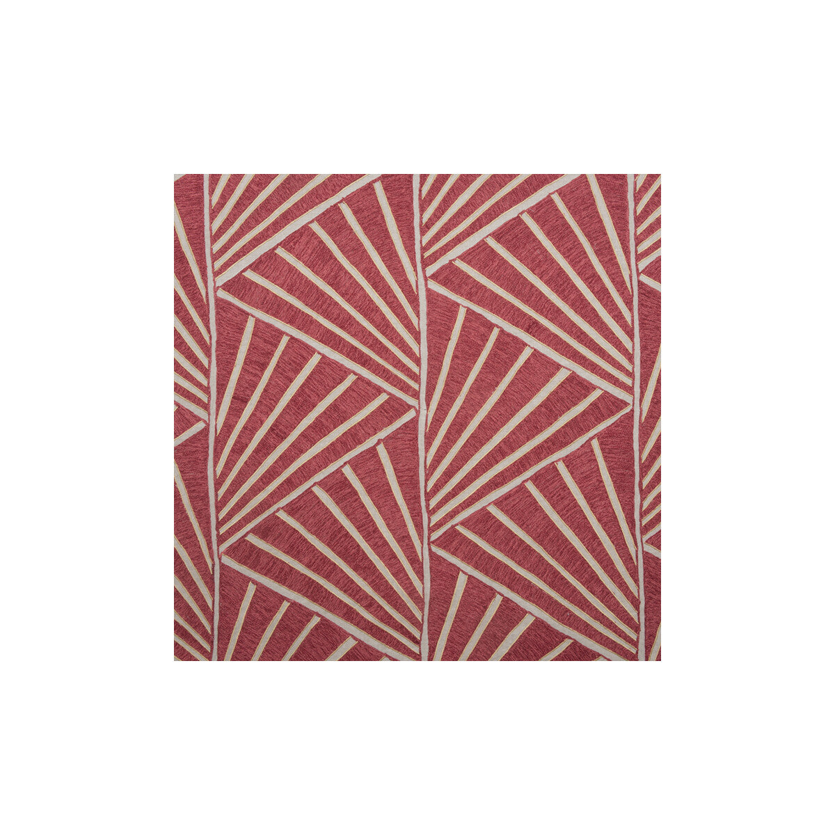 Majestic fabric in red color - pattern number DG-10331.001.0 - by Donghia in the Manhattan Muse collection